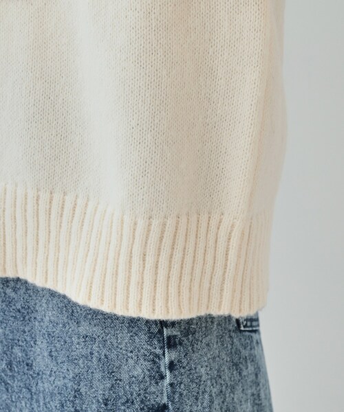 Cutie Blonde（キューティーブロンド）の「【S-LL】ゆるっと大人レトロなノスタルジック求心柄ニット（ニット/セーター・レディース・ホワイト系6/グレー系3/ブラウン系その他5・01/02/03/04）」の21枚目の写真