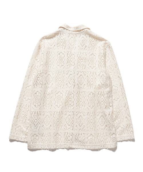 B:MING by BEAMS(ビーミングバイビームス)の「レース テーラード ジャケット(S~M)(テーラードジャケット・レディース・ブラック/オフホワイト・MEDIUM/SMALL)」の9枚目の写真