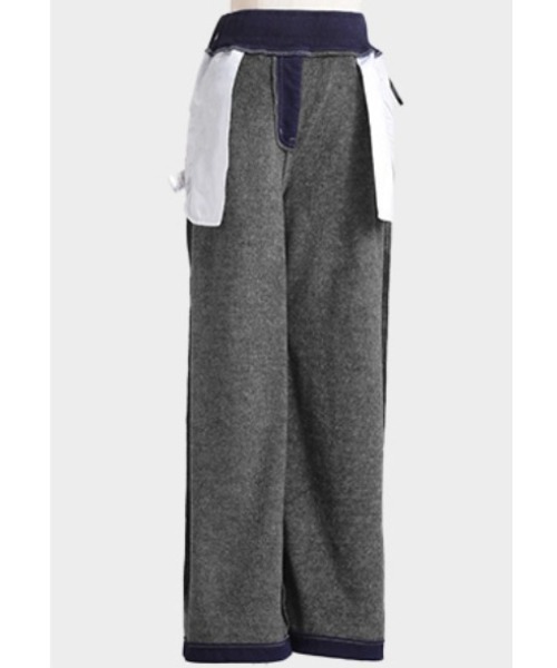 HUG.U（ハグユー）の「「 光 吸収 発熱 」デニム風ワイドパンツ（スウェットパンツ・レディース・ブラック/ブラック系/ネイビー系/ワンウォッシュ/ブルー系・LL/S/L/M）」の17枚目の写真