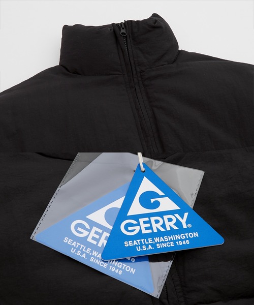 GERRY(ジェリー)の「【GERRY】別注 ワンポイント ポリダウンジャケット(ダウンジャケット/コート・メンズ・カーキ/ブラック/ホワイト・LARGE/MEDIUM)」の21枚目の写真