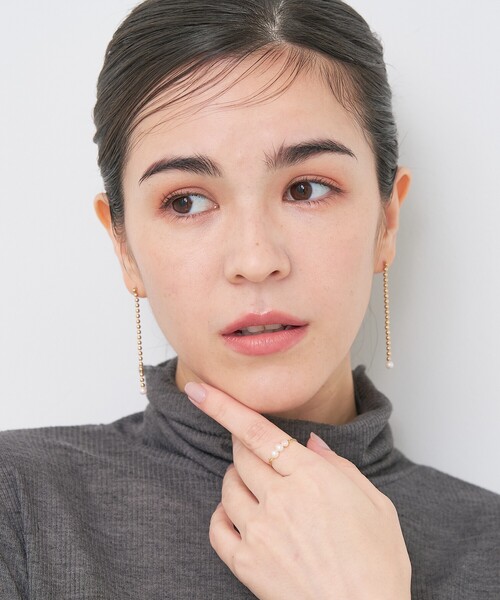 collex（コレックス）の「【dignif】【金属アレルギー対応】パールチェーンリング（リング・レディース・ゴールド・フリー）」の11枚目の写真