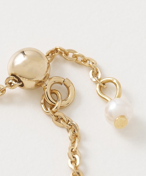 collex（コレックス）の「【dignif】【金属アレルギー対応】パールチェーンリング（リング・レディース・ゴールド・フリー）」の8枚目の写真