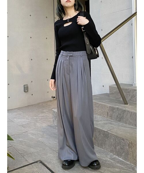 フロントホックレイヤードライクニット（ニット/セーター）｜MURUA（ムルーア）