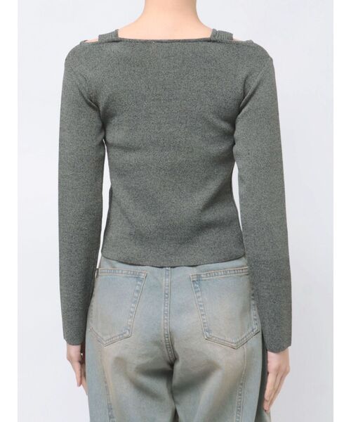 フロントホックレイヤードライクニット（ニット/セーター）｜MURUA（ムルーア）