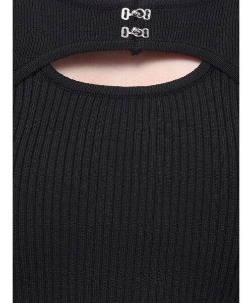 フロントホックレイヤードライクニット（ニット/セーター）｜MURUA（ムルーア）