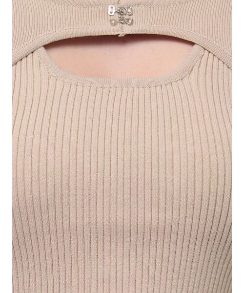 フロントホックレイヤードライクニット（ニット/セーター）｜MURUA（ムルーア）