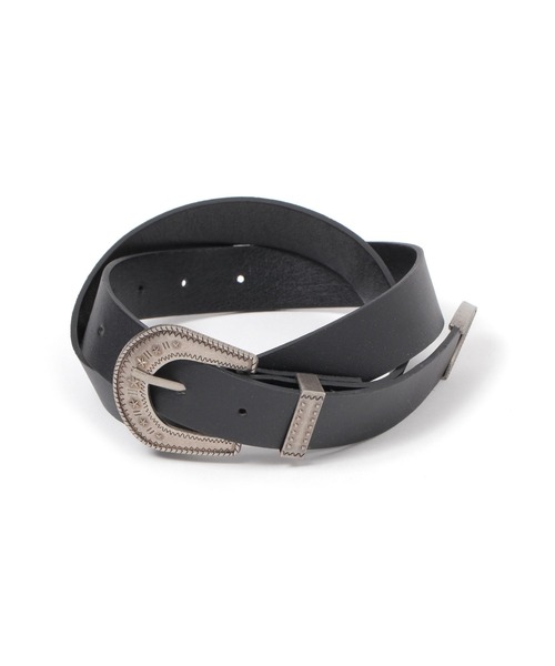 3.3 Field Trip （3.3フィールドトリップ）の「【UNISEX】3.3 Field Trip／ウエスタンスタイルベルト（ベルト・レディース・ブラウン/ブラック・FREE）」の2枚目の写真