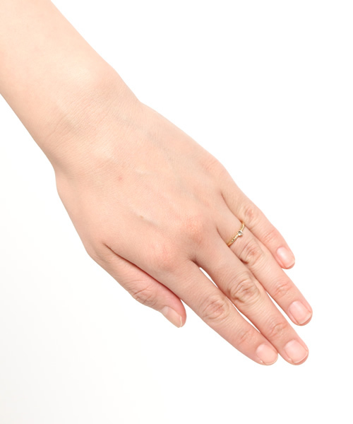 NOJESS(ノジェス)の「K18リング(30154111015)(リング・レディース・イエローゴールド・#11/#9)」の5枚目の写真