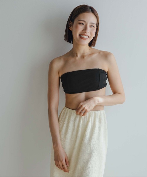 UR'S(ユアーズ)の「シンプルバンドゥ/水陸両用(水着・レディース・ブラック/アイボリー/チャコール・S/M/L)」の8枚目の写真