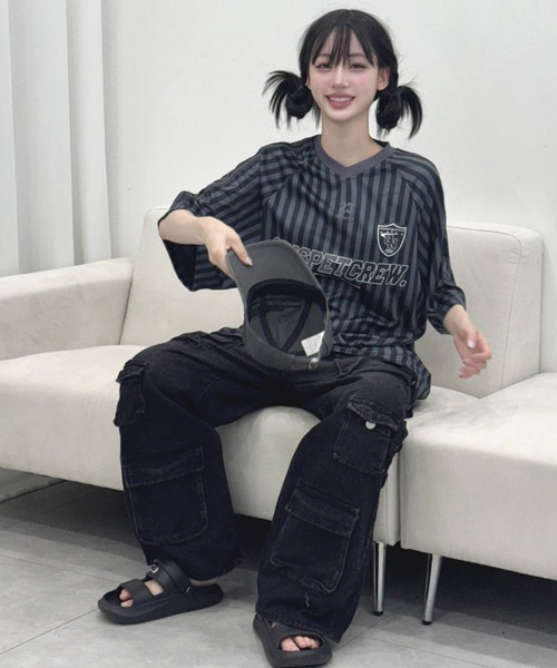 ❤Koona.k【EIKOKONDO】✨美品　サルエルパンツ　ブラック/黒 2025年最新】EIKO KONDO サルエルパンツの人気アイテム - メルカリ