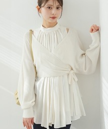 SNIDEL | カシュクールカーデセットブラウス(ニット/セーター)