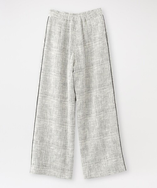 LOVELESS（ラブレス）の「ツイードストレートパンツ（スラックス・レディース・オフホワイト/ダークネイビー・36/34/38）」の9枚目の写真