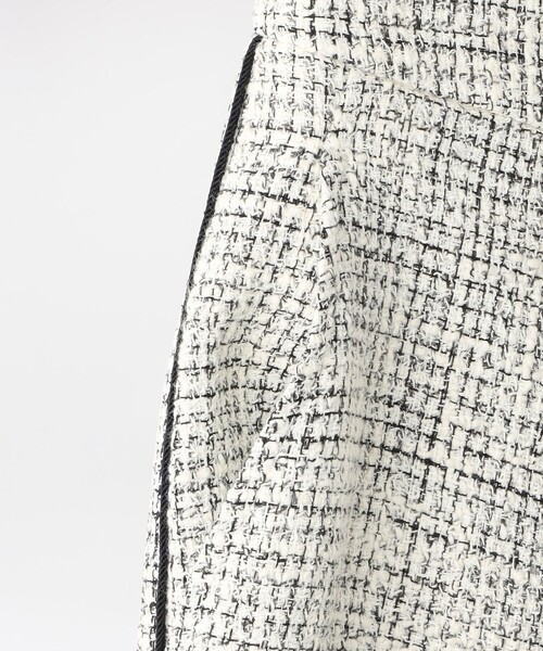 LOVELESS（ラブレス）の「ツイードストレートパンツ（スラックス・レディース・オフホワイト/ダークネイビー・36/34/38）」の13枚目の写真