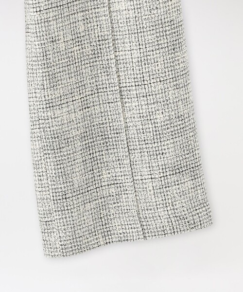 LOVELESS（ラブレス）の「ツイードストレートパンツ（スラックス・レディース・オフホワイト/ダークネイビー・36/34/38）」の14枚目の写真