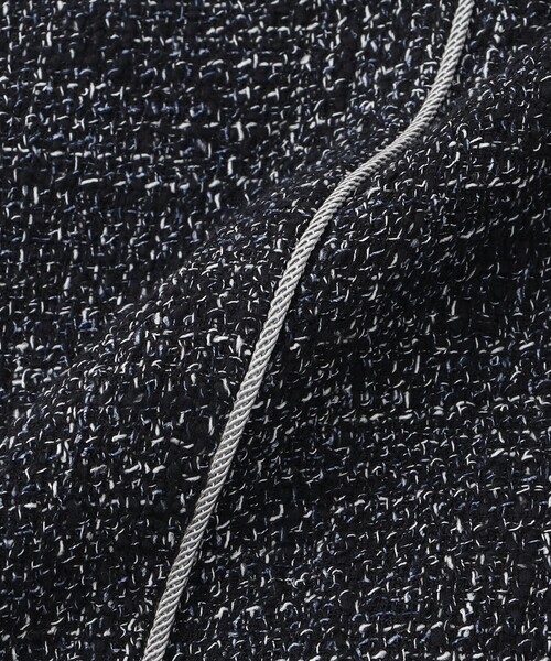 LOVELESS（ラブレス）の「ツイードストレートパンツ（スラックス・レディース・オフホワイト/ダークネイビー・36/34/38）」の18枚目の写真