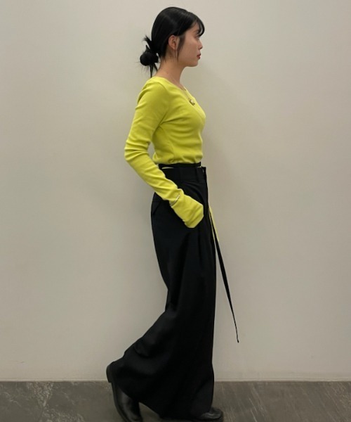 セール】レイヤードカットトップス（Tシャツ/カットソー