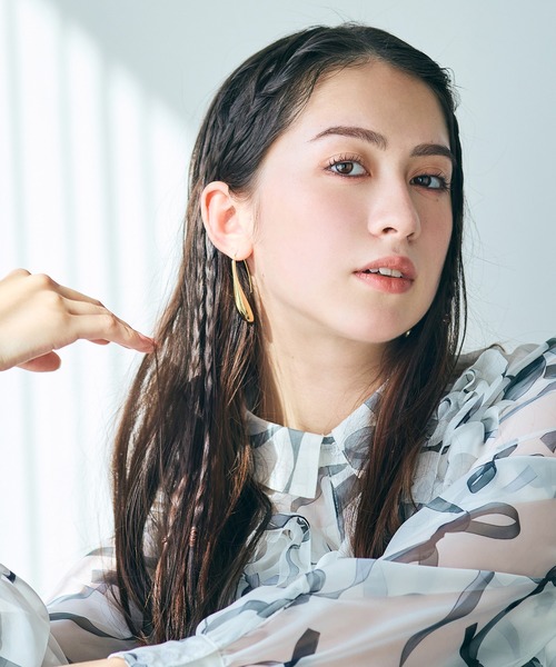 Audie a Muses(オーディアミューズ)の「ドロップピアス(ピアス(両耳用)・レディース・ゴールド・FREE)」の5枚目の写真