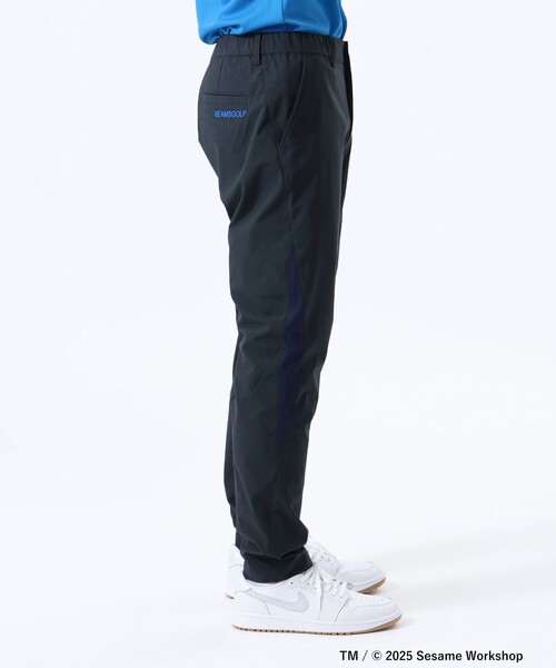 美品◎BEAMS GOLF ビームス ゴルフ パンツ チノパン 青 LLサイズ BEAMS GOLF（ビームス ゴルフ）PURPLE LABEL / サイドステッチ