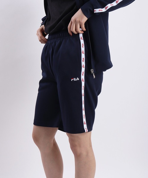 セール】FILA テープ付き ジャージ ハーフパンツ レディース（その他