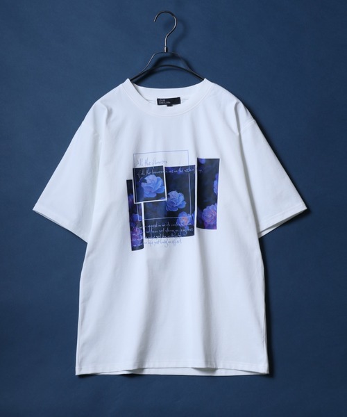 メンズ Tシャツ 刺しゅう 花 フラワー クルーネック 大きめa1201 楽天市場】【送料無料】Tシャツ メンズ ブランド 半袖 半袖T