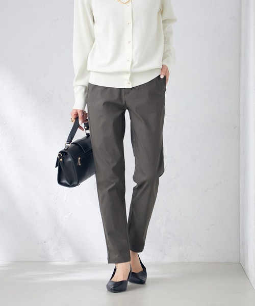 a.v.v（アーヴェヴェ）の「ハイパーストレッチスリムパンツ（その他パンツ・レディース・チャコールグレー/グレー系その他/ブラック/ネイビー/ベージュ・34/36/38/40/42）」の15枚目の写真