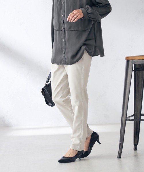 a.v.v（アーヴェヴェ）の「ハイパーストレッチスリムパンツ（その他パンツ・レディース・チャコールグレー/グレー系その他/ブラック/ネイビー/ベージュ・34/36/38/40/42）」の18枚目の写真