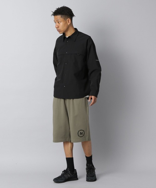 NUMERALS（ヌメラルズ）の「【NUMERALS】ライトシェルロングシャツ（シャツ/ブラウス・メンズ・ブラック/カーキ・MEDIUM/LARGE）」の11枚目の写真