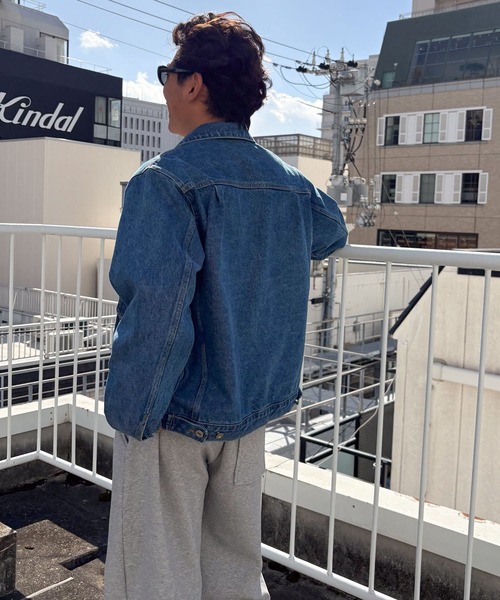 CANAL JEAN(キャナルジーン)の「choice_cnl ZIPデニムジャケット(デニムジャケット・レディース・インディゴブルー・ONE SIZE)」の12枚目の写真