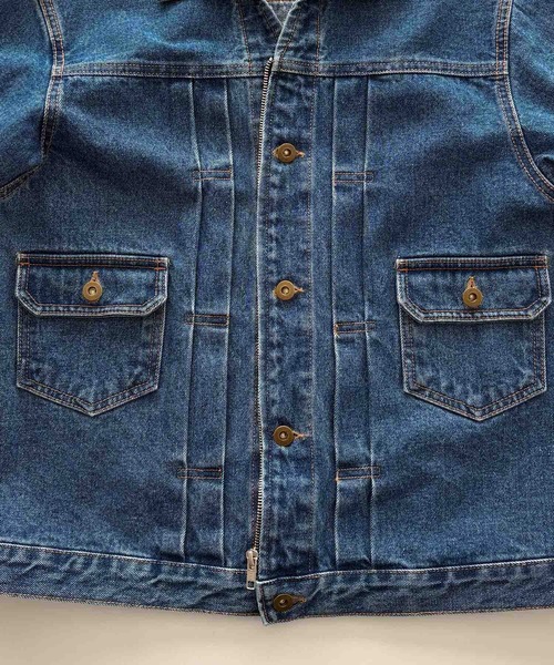 CANAL JEAN(キャナルジーン)の「choice_cnl ZIPデニムジャケット(デニムジャケット・レディース・インディゴブルー・ONE SIZE)」の18枚目の写真