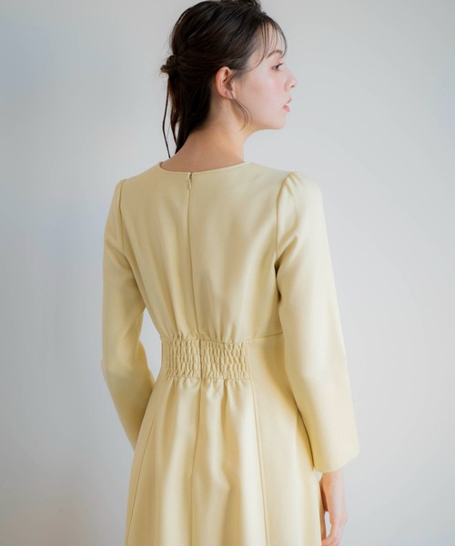 NOELA(ノエラ)の「レースネックデザインワンピ(ワンピース・レディース・グレー/イエロー/ダークインディゴブルー・S/M)」の19枚目の写真