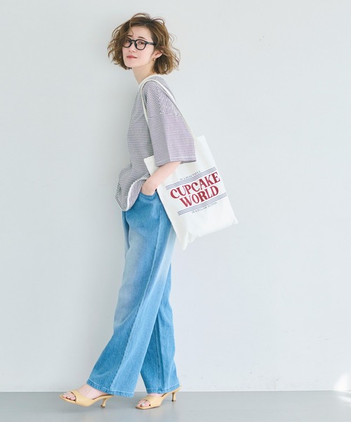 coca（coca）（コカ）の「プリントトートバッグ（トートバッグ・レディース・D/E/F/C/A/B・ONE SIZE）」の7枚目の写真