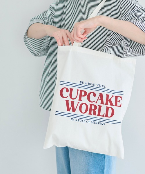 coca（coca）（コカ）の「プリントトートバッグ（トートバッグ・レディース・D/E/F/C/A/B・ONE SIZE）」の8枚目の写真