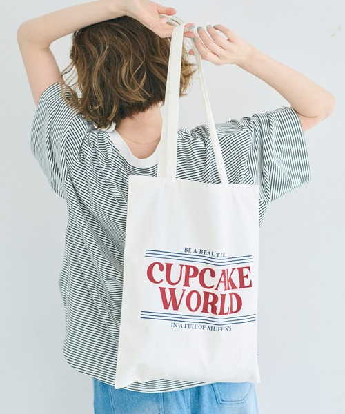 coca（coca）（コカ）の「プリントトートバッグ（トートバッグ・レディース・D/E/F/C/A/B・ONE SIZE）」の9枚目の写真