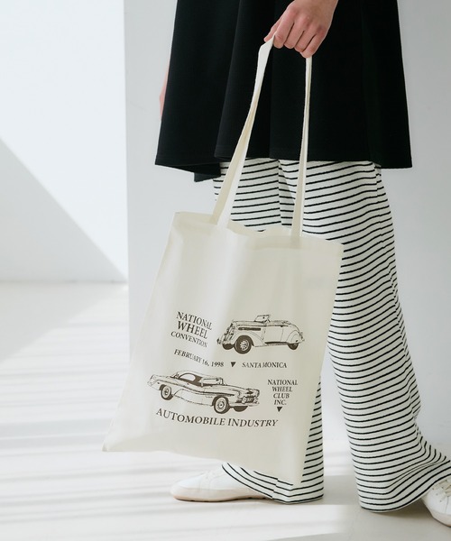 coca（coca）（コカ）の「プリントトートバッグ（トートバッグ・レディース・D/E/F/C/A/B・ONE SIZE）」の14枚目の写真