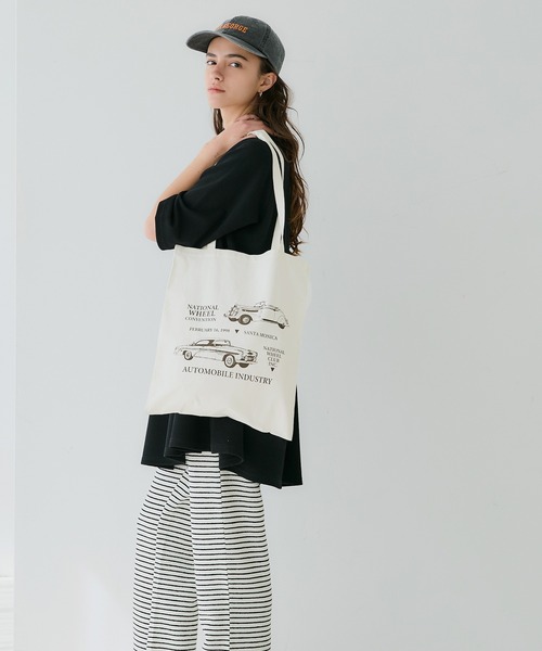 coca（coca）（コカ）の「プリントトートバッグ（トートバッグ・レディース・D/E/F/C/A/B・ONE SIZE）」の15枚目の写真