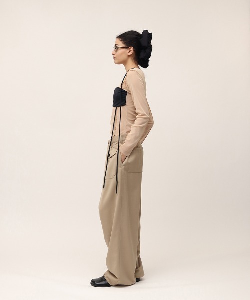Mesh Combination Top（Tシャツ/カットソー）｜leinwande
