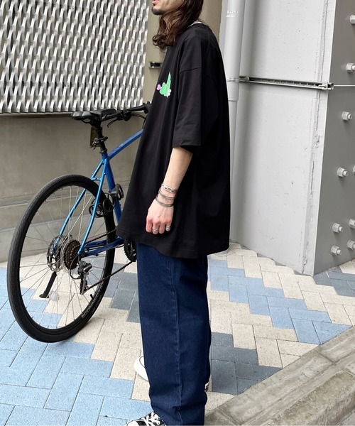MODISH GAZE(モディシュガゼ)の「【MODISH GAZE】3柄アソートTシャツ(Tシャツ/カットソー・レディース・ブラック/ダークグリーン/ホワイト・X-LARGE)」の20枚目の写真