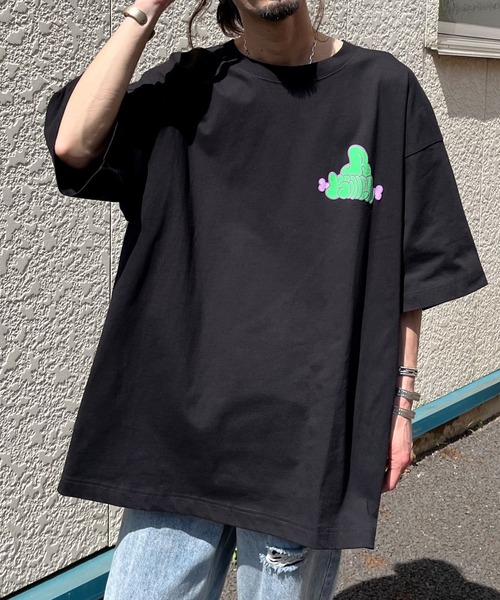 MODISH GAZE(モディシュガゼ)の「【MODISH GAZE】3柄アソートTシャツ(Tシャツ/カットソー・レディース・ブラック/ダークグリーン/ホワイト・X-LARGE)」の16枚目の写真