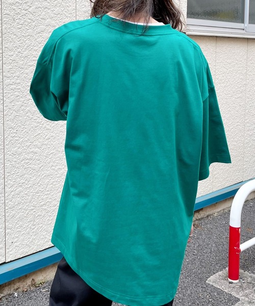 MODISH GAZE(モディシュガゼ)の「【MODISH GAZE】3柄アソートTシャツ(Tシャツ/カットソー・レディース・ブラック/ダークグリーン/ホワイト・X-LARGE)」の6枚目の写真
