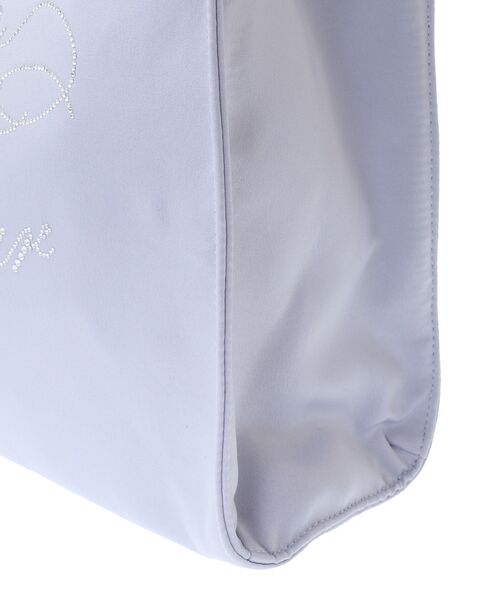 Maison de FLEUR チュールハンドルラインストーントートバッグ Maison de FLEUR｜EC限定チュールハンドルラインストーントート