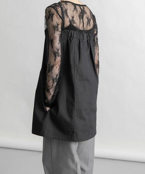 KBF（ケイビーエフ）の「シアーレースTEE（Tシャツ/カットソー・レディース・アイボリー/ブラック/オフホワイト・ONE）」の11枚目の写真