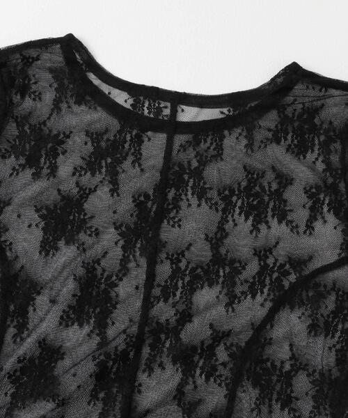 KBF（ケイビーエフ）の「シアーレースTEE（Tシャツ/カットソー・レディース・アイボリー/ブラック/オフホワイト・ONE）」の15枚目の写真