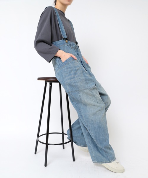 URCH RNA(アーチ アールエヌエー)の「O0739 サスペンダーバナナパンツ(サロペット/オーバーオール・レディース・ワンウォッシュ/インディゴブルー・FREE)」の15枚目の写真