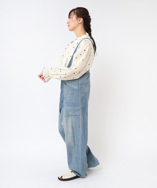 URCH RNA(アーチ アールエヌエー)の「O0739 サスペンダーバナナパンツ(サロペット/オーバーオール・レディース・ワンウォッシュ/インディゴブルー・FREE)」の19枚目の写真