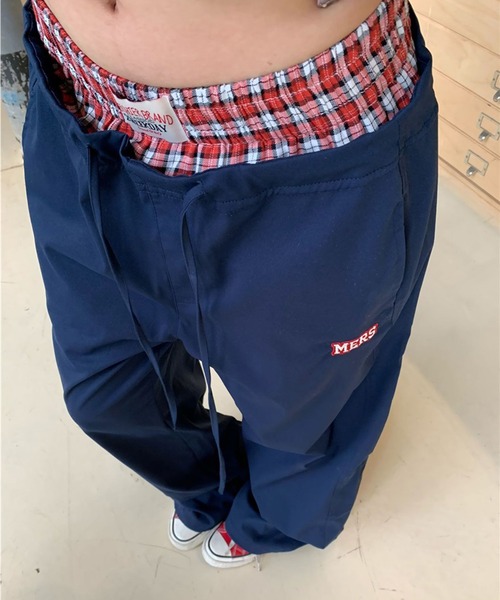 MEMECLE（メメクル）の「【 MEMECLE / メメクル 】チェックレイヤードパンツ（その他パンツ・レディース・ネイビー/ホワイト・L/M/S）」の10枚目の写真