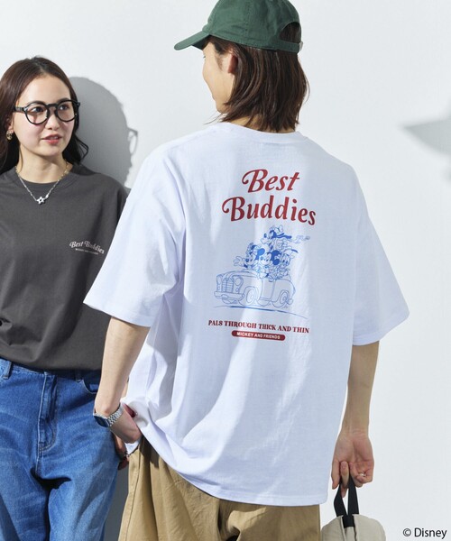 WaltDisneyWorld ミッキーTシャツグレーUSAパーク限定Y2K s-l400.jpg
