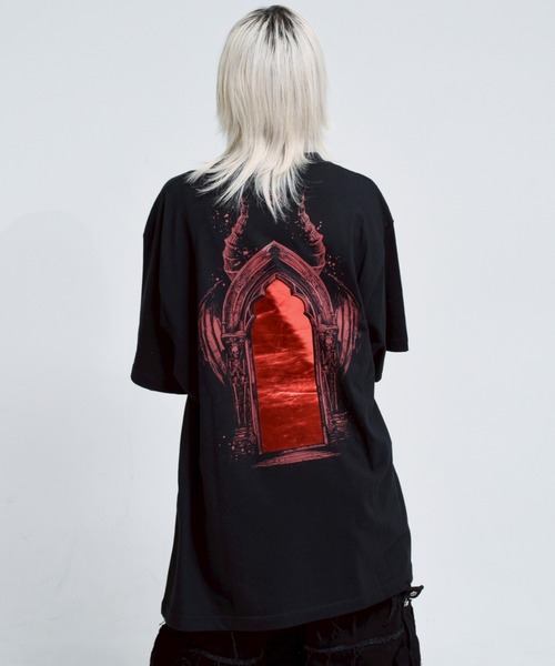 REFLEM/レフレム』ホログラムプリントTシャツ/ハーフスリーブ