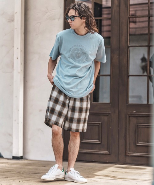 CAMBIO（カンビオ）の「mp13574- オンブレーチェックショーツ（その他パンツ・メンズ・ブラック/ブラウン・M/L/XL）」の8枚目の写真