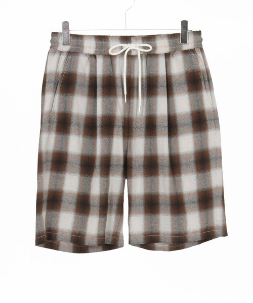 CAMBIO（カンビオ）の「mp13574- オンブレーチェックショーツ（その他パンツ・メンズ・ブラック/ブラウン・M/L/XL）」の14枚目の写真