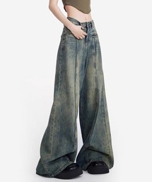 SPIGA（スピーガ）の「センター切替ワイドデニム（デニムパンツ）」